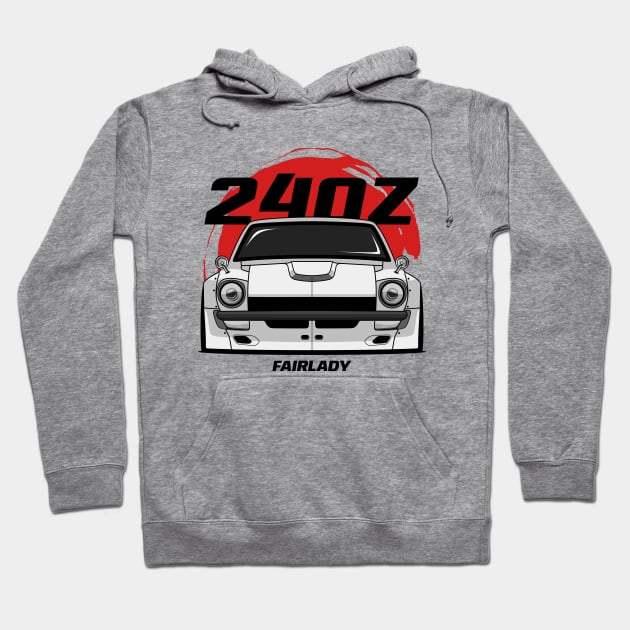 White 240 Frldy Z Hoodie by GoldenTuners